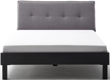 Gulta Meise Möbel Boston-3 Block Metal Foot Light Gray, 200x140 cm