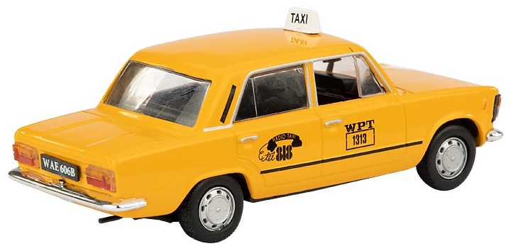 Bērnu rotaļu mašīnīte Daffi Fiat 125P B-272, 1:43, dzeltena
