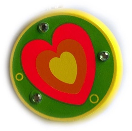 Woody Yo-Yo Yellow With Heart 90735
