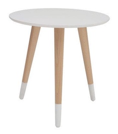 Kafijas galdiņš Black Red White TXL 014 White, 450x450x450 mm