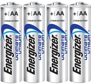 Energizer Lithium Battery AA x 4