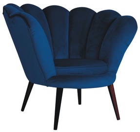 Fotelis Signal Meble Magnolia Navy Blue/Wenge, 95x60x87 cm