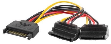 Lanberg Cable SATA / SATA x2 Black 0.15m