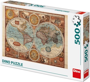 Dino Puzzle Ancient World Map 500pcs