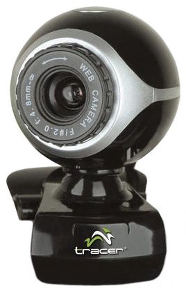 Internetinė kamera Tracer, juoda/pilka, CMOS