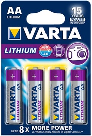 Батареи Varta Professional, AA, 1.5 В, 4 шт.