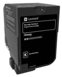 Tonera kasete Lexmark 74C2HK0/ 74C2HKE, melna