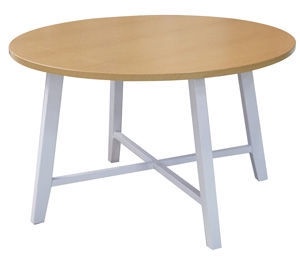Verners Coffee Table Jackob Round Oak/White 557725