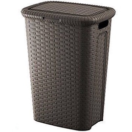 Diana Rattan Laundry Bin 50l Brown