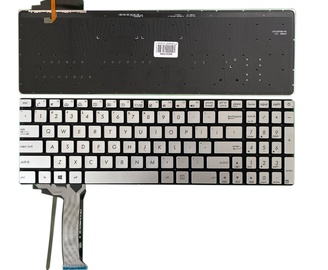 Клавиатура Asus KB313556 EN, серебристый