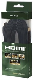 Laidas Blow HDMI to HDMI HDMI Male (vyriška), HDMI Male (vyriška), 3 m, juoda