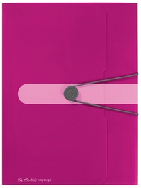 Herlitz Wallet Folder Easy Orga A4 Opaque Berry 11216538
