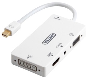 Unitek Adapter Mini Display Port / HDMI / VGA / DVI / USB White 0.15m
