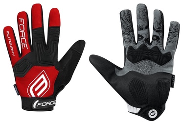 Force MTB Autonomy 17 Full Gloves Red/Black XL