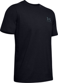 Under Armour Mens Sportstyle LC Back T-Shirt 1347880-001 Black M