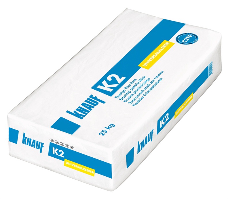 Клей для плитки Knauf K2 C2TE, 25 кг