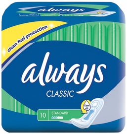 Always Classic Standard Pads 10pcs