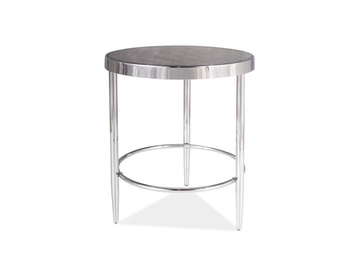 Kohvilaud Signal Meble Aurora C Marble/Chrome, 420x420x480 mm