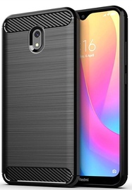 TakeMe Carbon Effect Back Case For Xiaomi Redmi 8A Black
