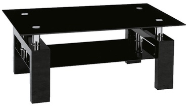 Kohvilauad Modern Lisa II, must, 110 cm x 60 cm x 55 cm