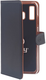Celly Wally Book Case For Samsung Galaxy A40 Black