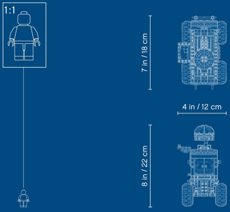 Konstruktors LEGO Creator Burgeru monstru vāģis 31104, 499 gab.