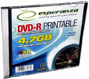 Esperanza 1304 DVD-R 16x 4.7GB Slim Jewel Case 1 pcs