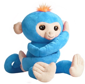 Fingerlings Plush Monkey Hugs Boris Blue 3531