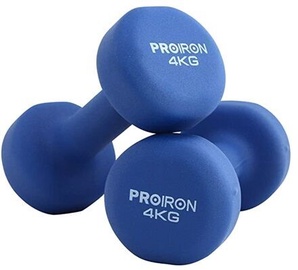 Hantele ProIron Neoprene, 4 kg x 2 gab.