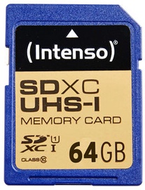 Atmiņas karte Intenso, 64 GB