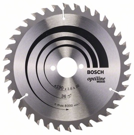 Пильный диск Bosch 2608640616, 190 мм x 30 мм