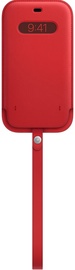Чехол Apple Leather Sleeve with MagSafe, Apple iPhone 12 Pro Max, красный