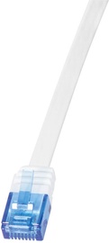 Logilink SlimLine Patch Cable Flat Cat.6 U/UTP 1m White