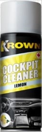 Средство для чистки автомобиля для салона, для приборной панели Krown Lemon, 0.4 л