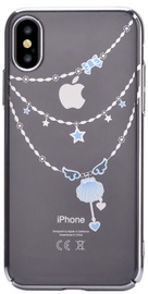 Devia Shell Back Case With Swarovsky Crystals For Apple iPhone X/XS Silver