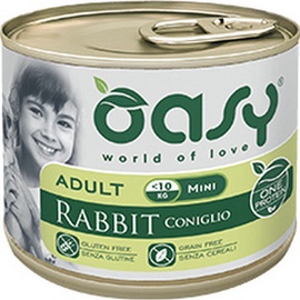 Oasy Wet Adult All Breeds Rabbit 200g