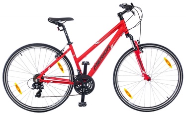 Dviratis Merida Crossway 5-V Lady 46cm 28" Red Black 18