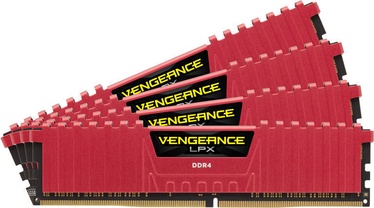Operatīvā atmiņa (RAM) Corsair Vengeance LPX Red, DDR4, 64 GB, 2133 MHz