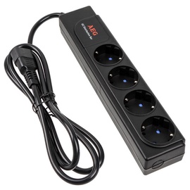 AEG IEC Power Cord UPS Schuko Adapter 4x 1.8m black