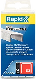 Rapid Finewire 53/14mm Red Staples 5000pcs