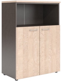 Skyland Xten XMC 85.3 Office Wardrobe 85.6x119x43.2cm Beech Tiara/Dark Wood
