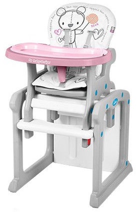Стульчик для кормления Baby Design Candy 08, розовый