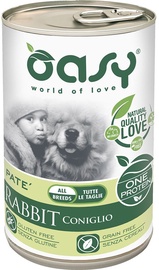 Oasy Wet Adult All Breeds Rabbit 400g