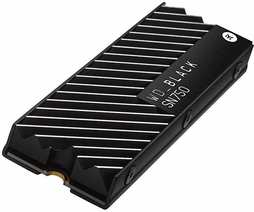 Kietasis Diskas Ssd Western Digital Black Sn750 Nvme 1tb With Heatsink Senukai Lt