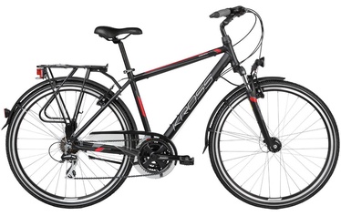 Dviratis Kross Trans Siberian L 28" Black Red Matte 17