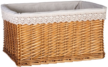 Mantu kaste Home4you, brūna, 520 x 370 x 280 mm