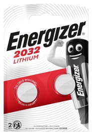 Elementai Energizer CR2032, 2 vnt