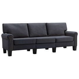 Диван VLX 3-Seated 287161, темно-серый, 198.5 x 70 x 75 см