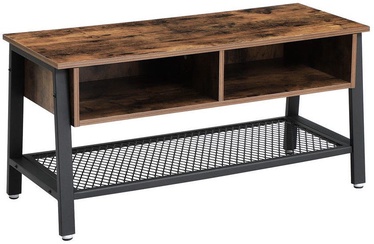 TV galds Songmics Black/Brown, 1000x400x500 mm