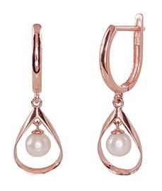 Diamond Sky Gold Earrings Pearl Brightness III